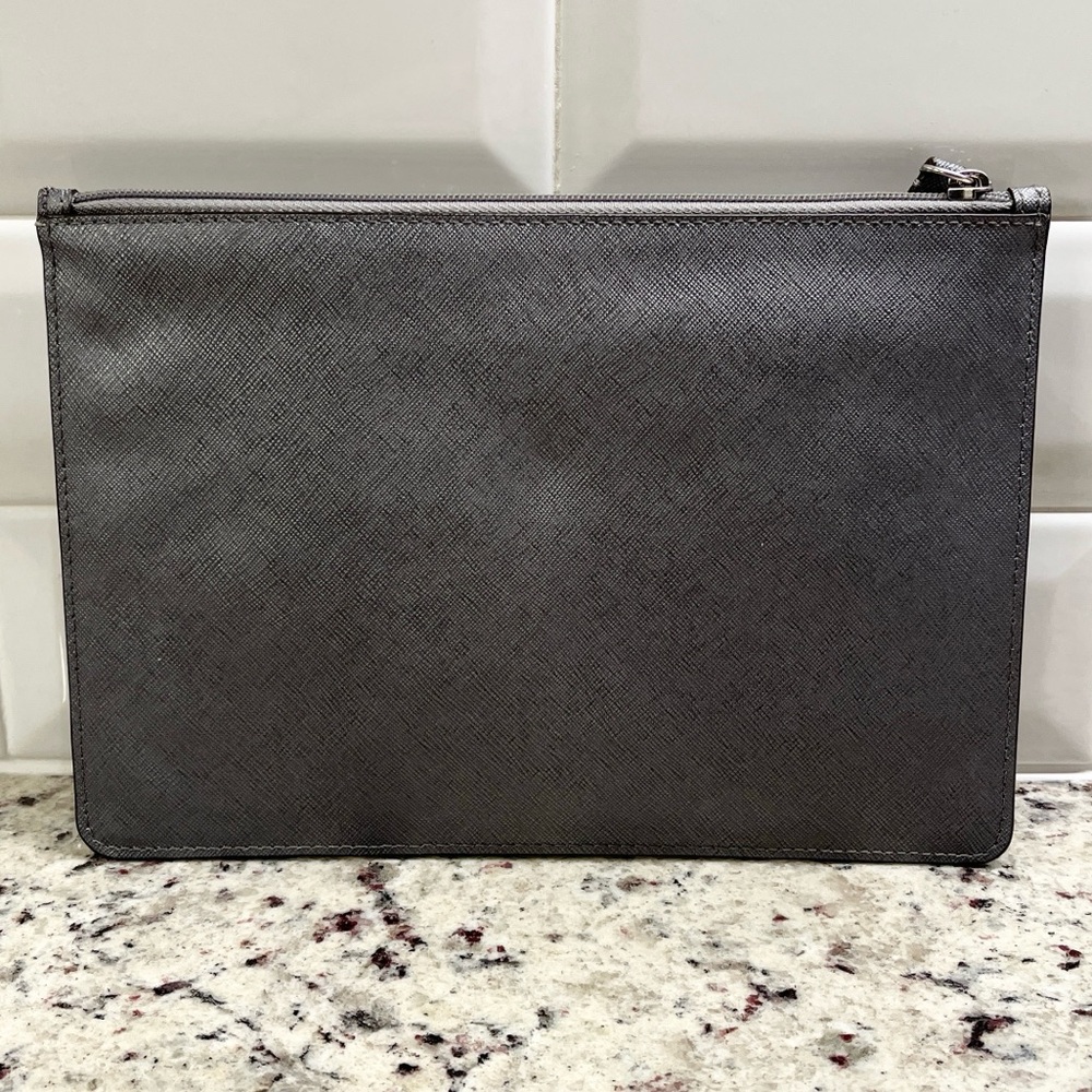 Coach White Lion Novelty Large Darcy Clutch NWOT - Picture 4 of 12